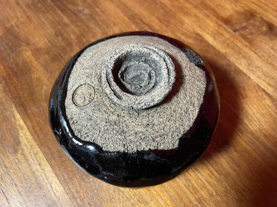 はまちゃん専用楽吉左衛門 九代 了入銘:松風裏千家十六代 坐忘斎 書付 弘入識箱