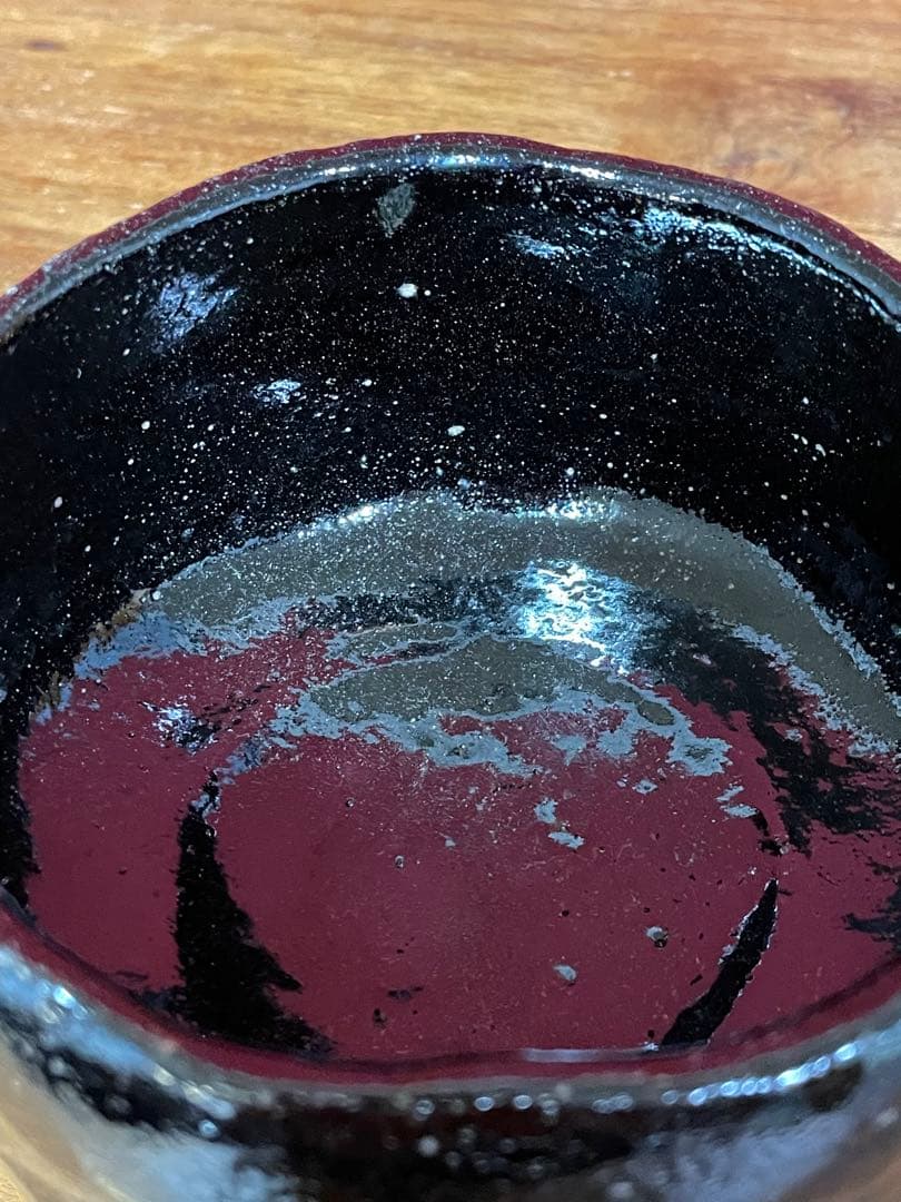 はまちゃん専用楽吉左衛門 九代 了入銘:松風裏千家十六代 坐忘斎 書付 弘入識箱