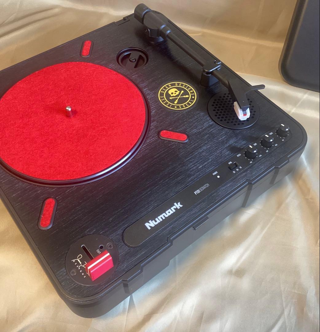Numark PT01 Scratch + スクラッチ用カスタムフェーダー交換済
