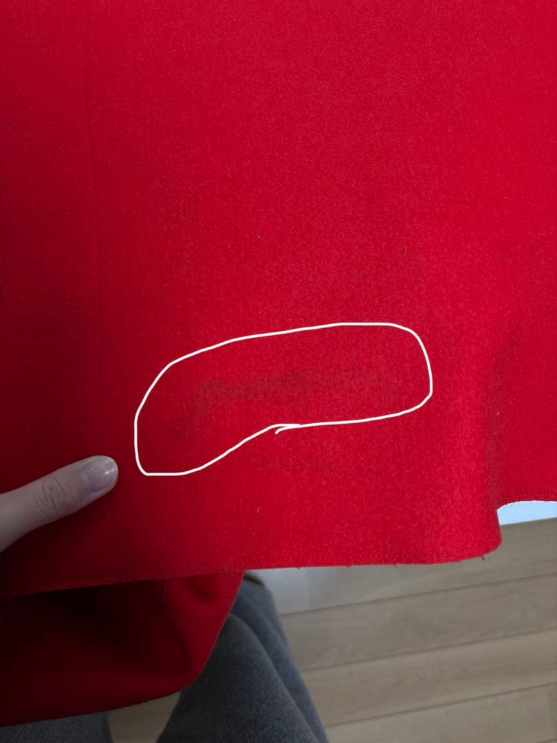 【HYKE ハイク】MELTON HOODED WORK COAT サイズ2