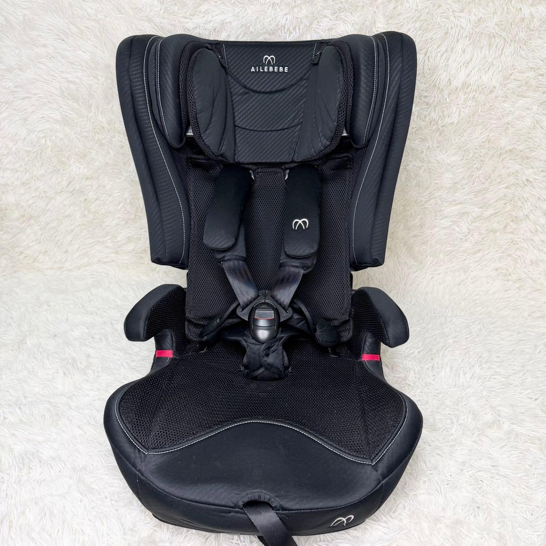 美品 AILEBEBE パパット2 プレミアム カーボンブラック ジュニアシート