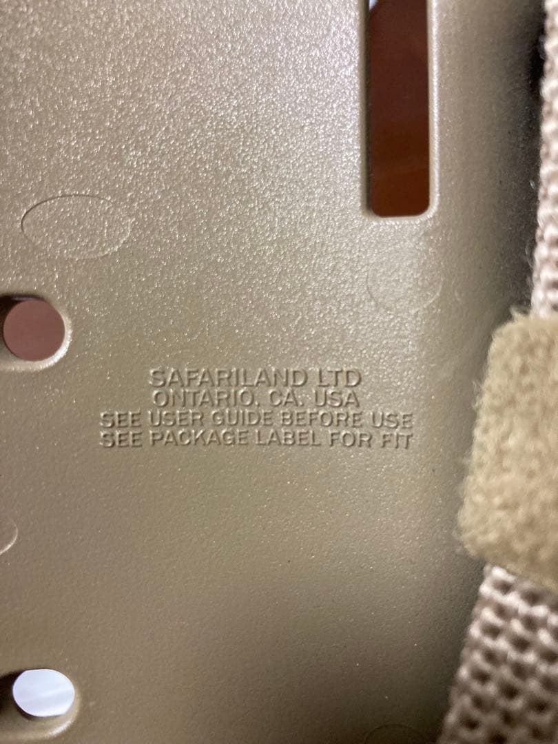 Safariland タンカラー ホルスター（左利き用）