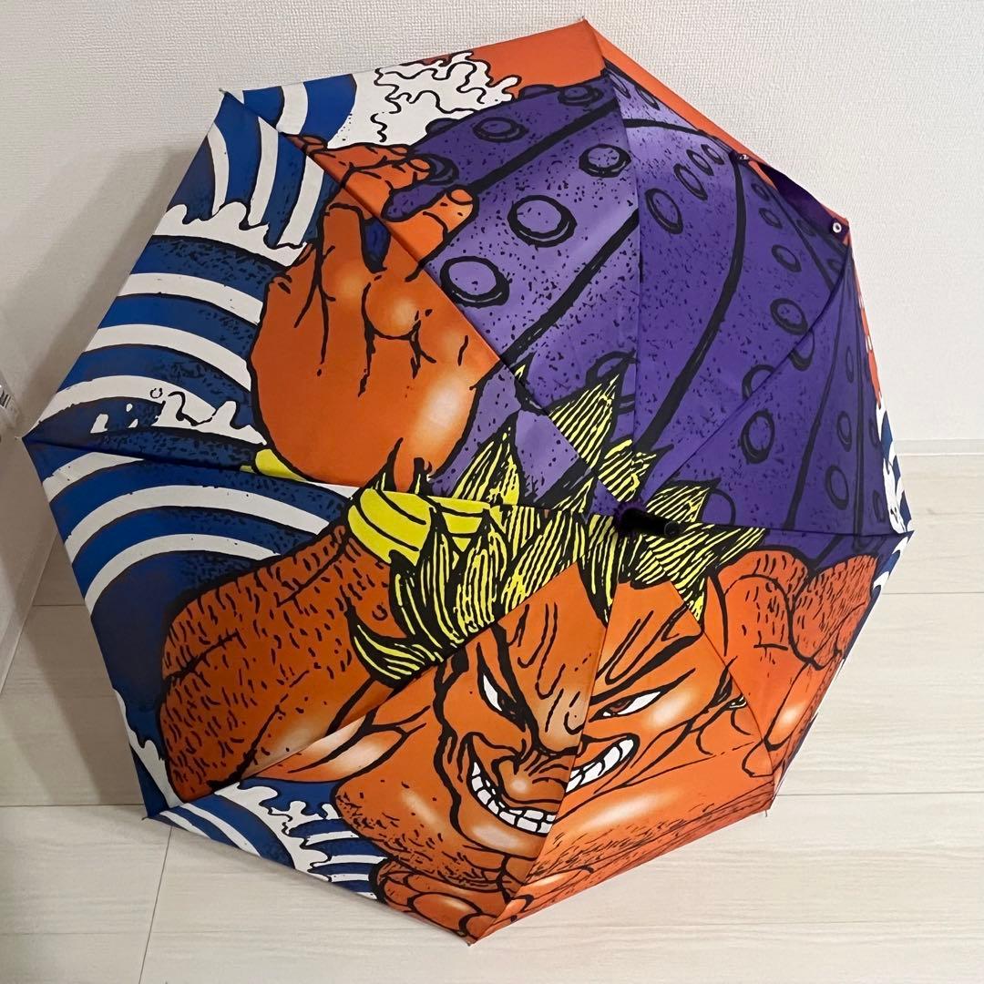 刃牙展　花山薫　傘　侠客立ち　紫