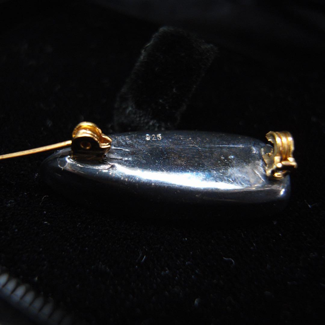 希少 大型 アンティーク 宝石 ジュエリー 遊色 ボルダー オパール ブローチ