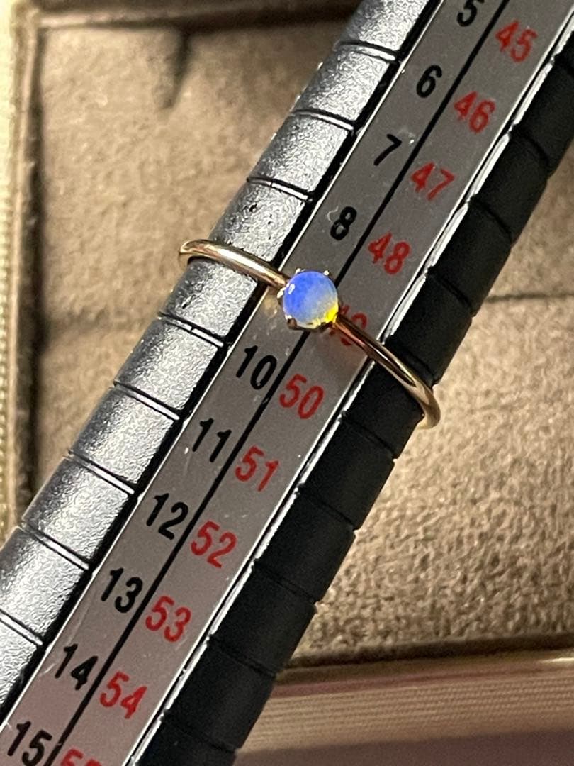 agete K10 オパール リング 9号