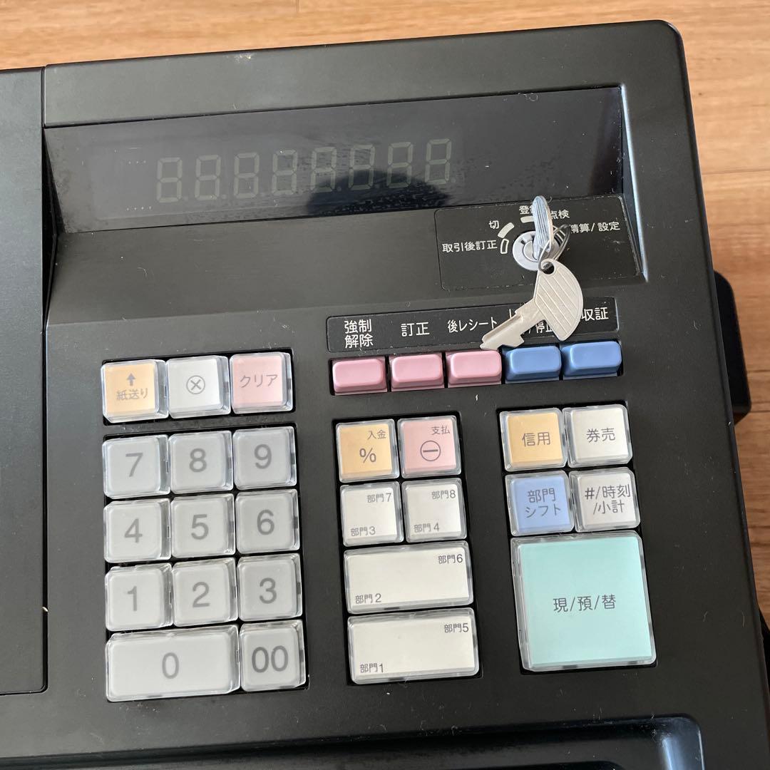 SHARP XE-A147 レジスター ブラック