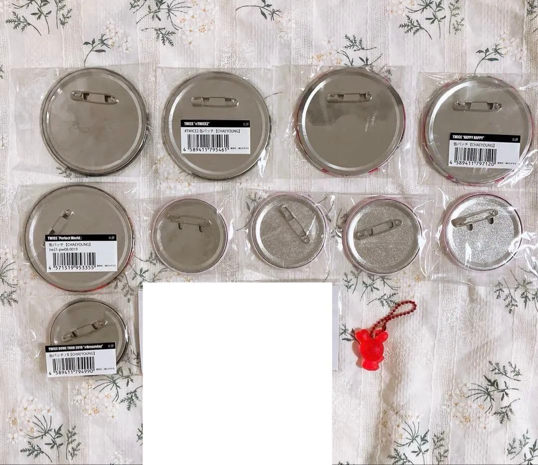 TWICE チェヨン 缶バッジ セット まとめ売り バッジ ハイタッチ