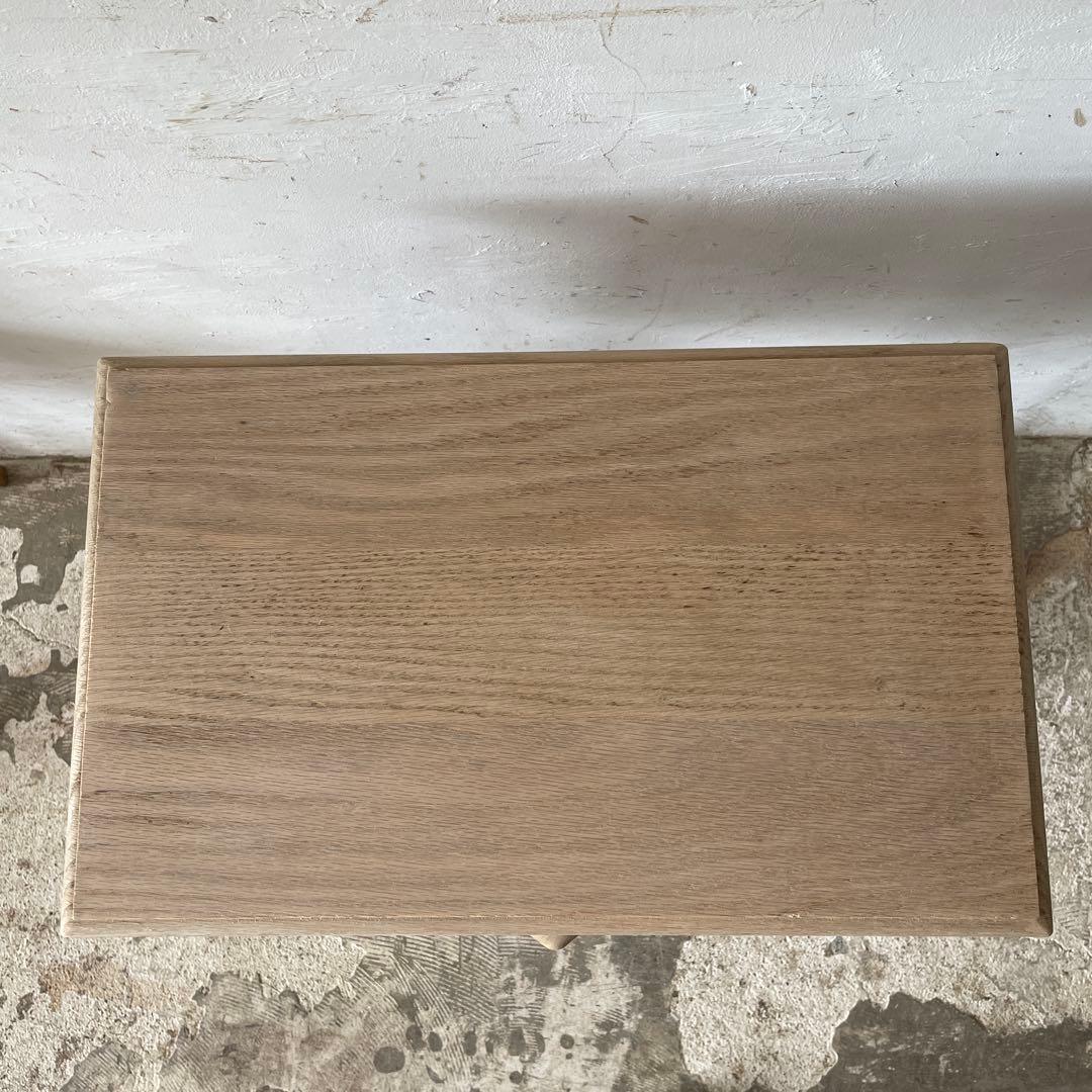 Peonyドロワーサイドテーブル ドロワーベッドサイドテーブル　剥離