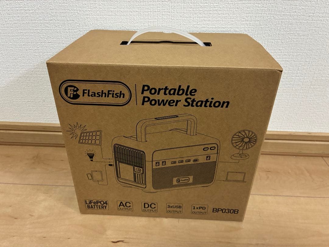 FlashFish ポータブル電源 BP030B 300W 230.4Wh
