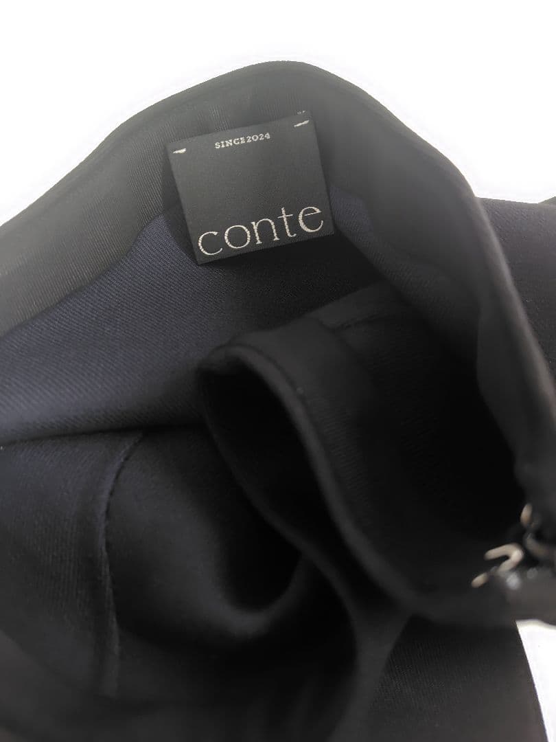 conte リバーフレアスカートブラック　38　辺見えみり