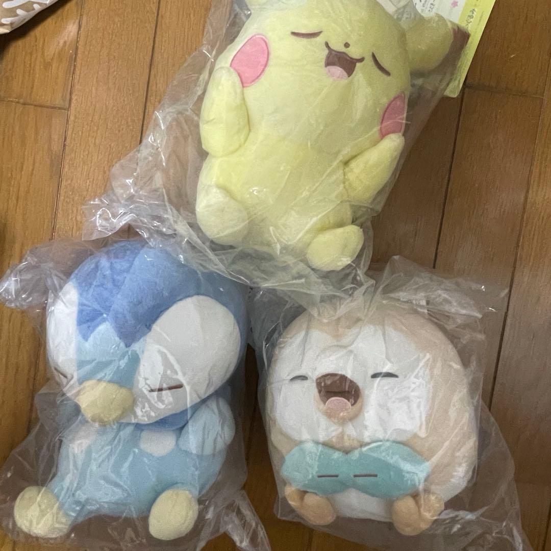 ポケピース　一番くじ　A賞　B賞　D賞　ぬいぐるみ