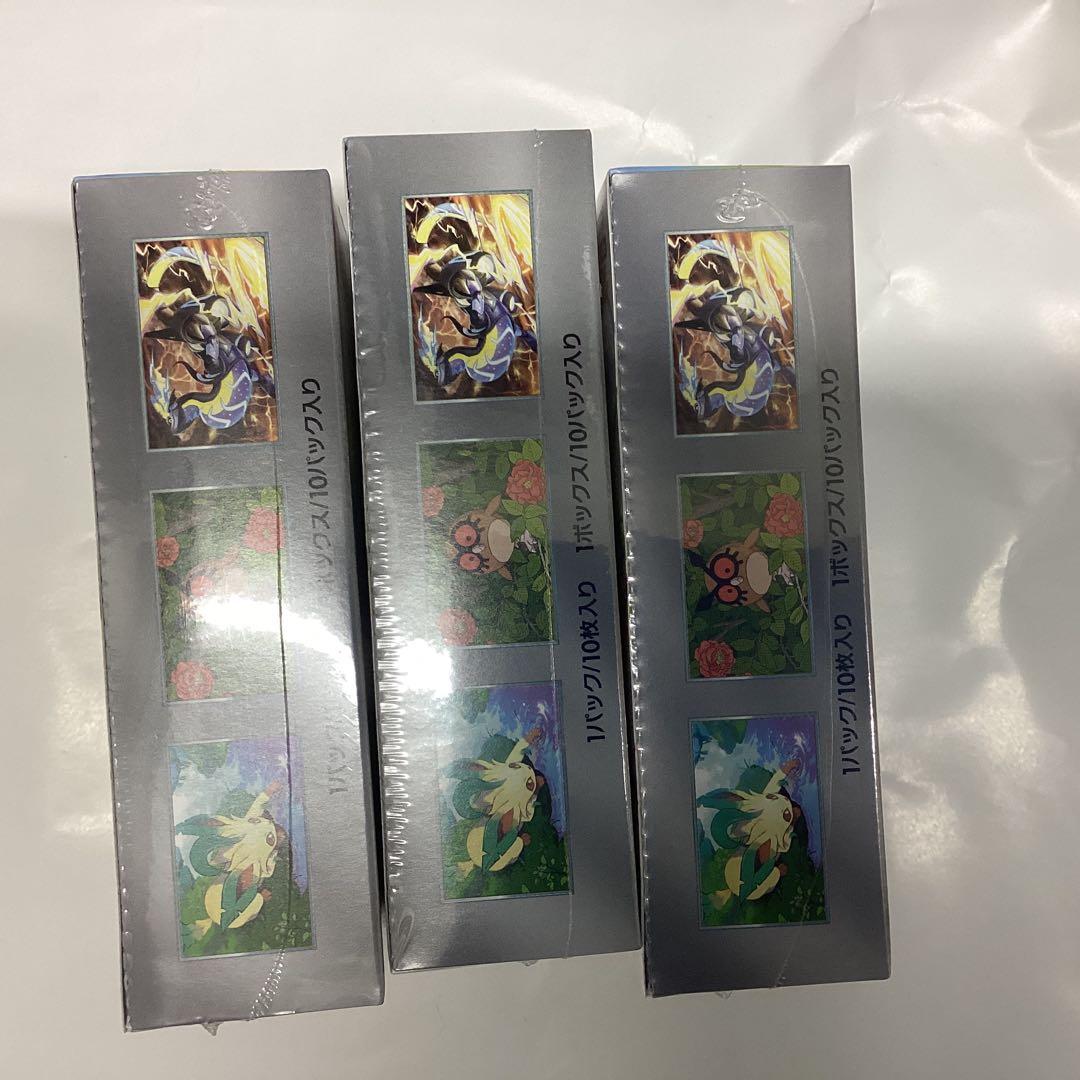 ポケモンカード　テラスタルフェスex3box シュリンクあり新品未開封