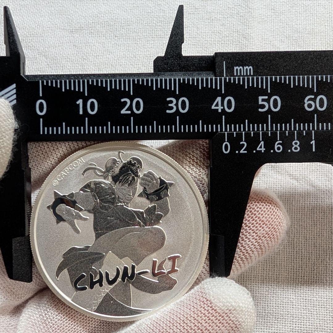 ツバル 1ドル銀貨 2022年 1オンス チュン・リー ストリートファイター