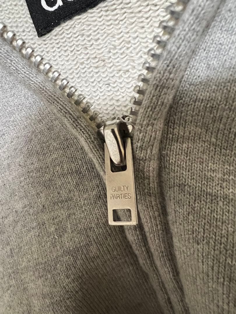 WACKO MARIA グレー ジップアップパーカー