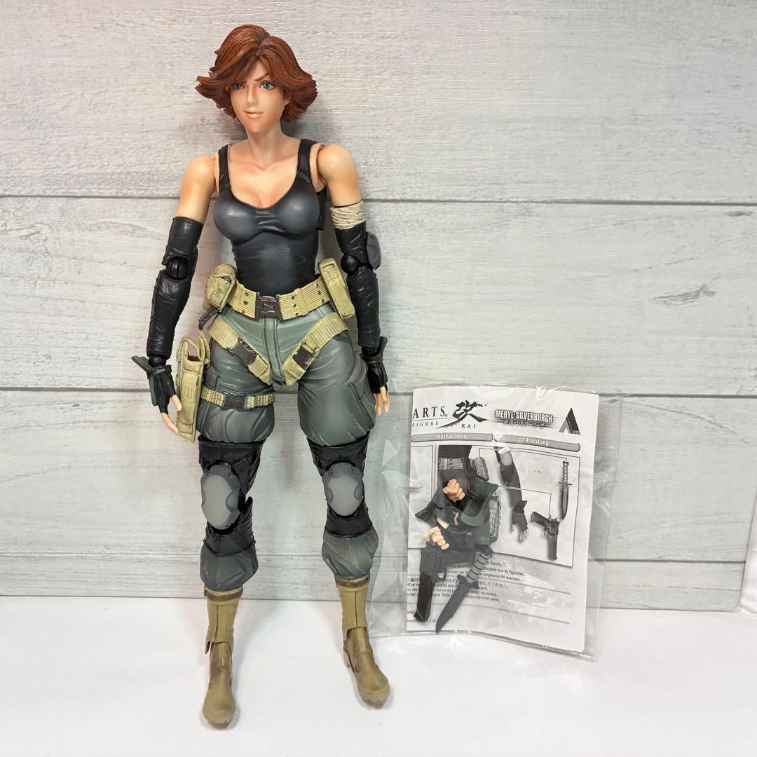 L GEAR SOLID PLAY ARTS改 メリル フィギュア