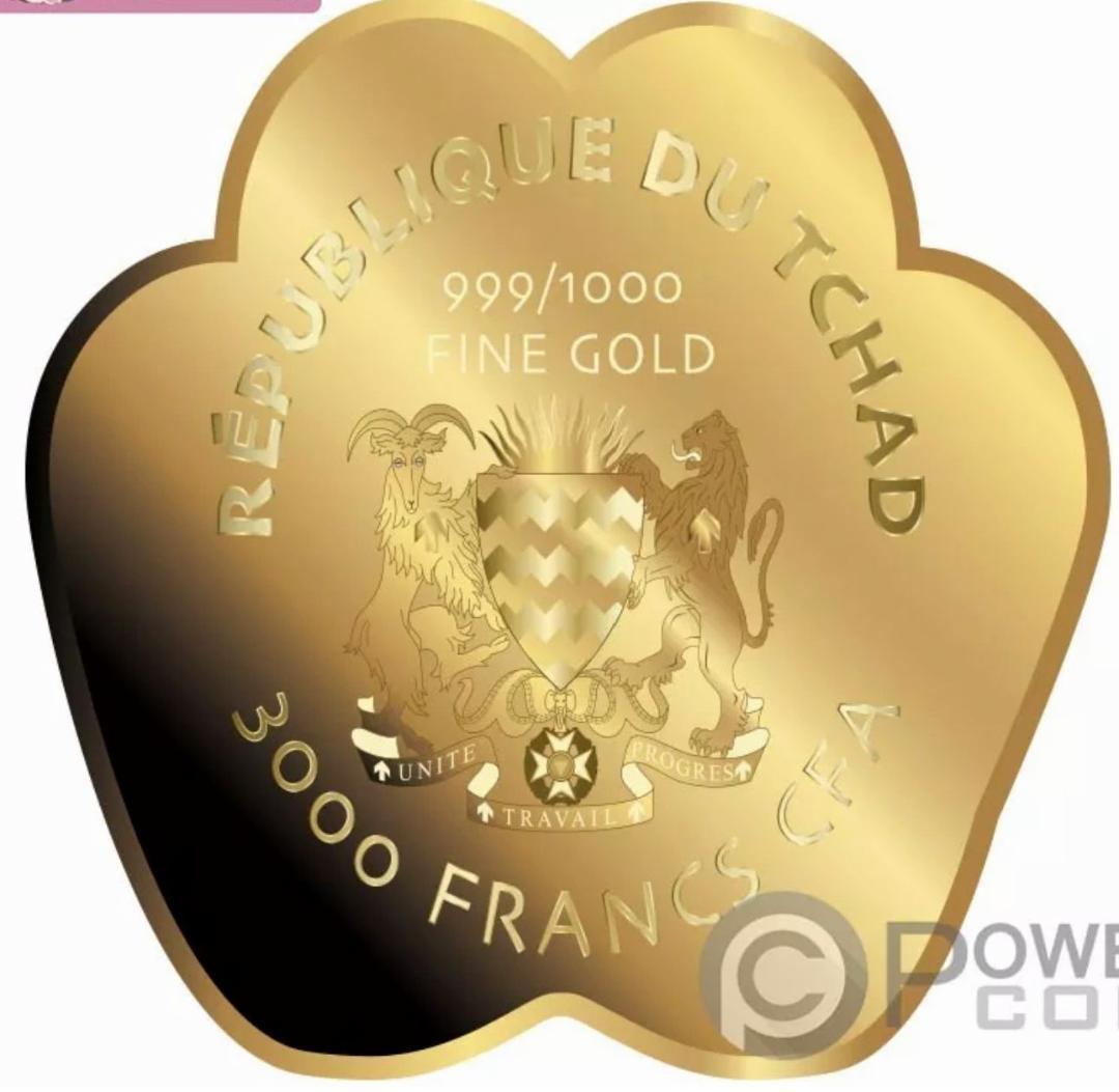 世界初の肉球金貨！純金！可愛すぎる♡ 限定品！カード付！COA付 ワンちゃん 犬