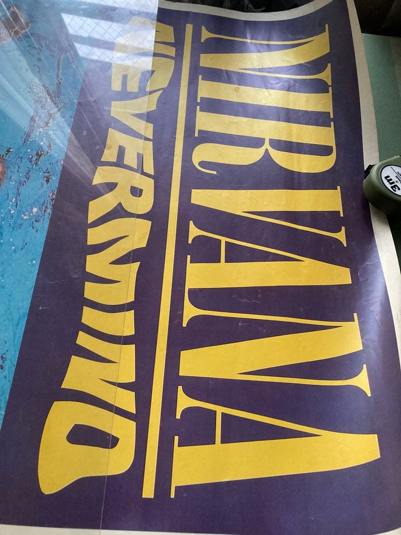 激レアNIRVANA ポスター　ニルヴァーナ　カートコバーン　