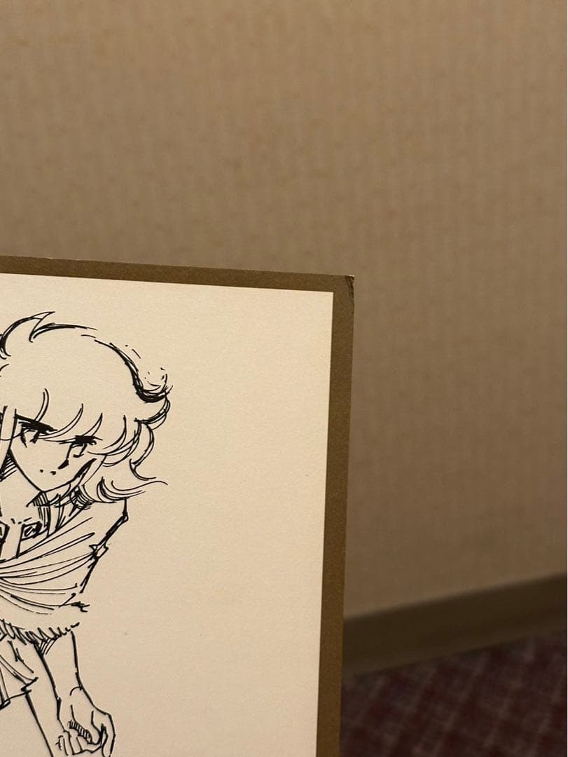 佐々木淳子 サイン入り色紙