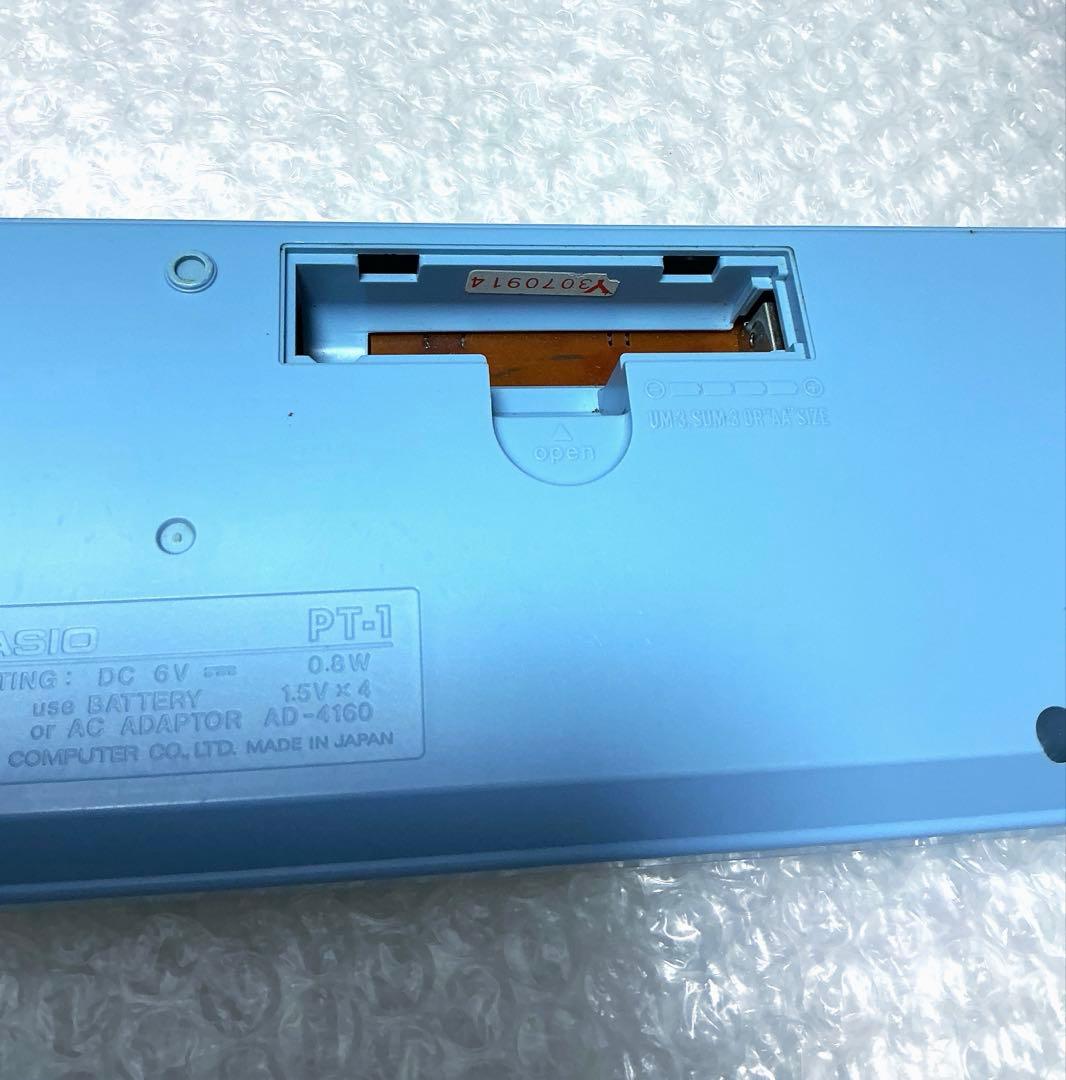Casio PT-1☆ミニシンセサイザー☆ベビーブルー☆超レアカラー