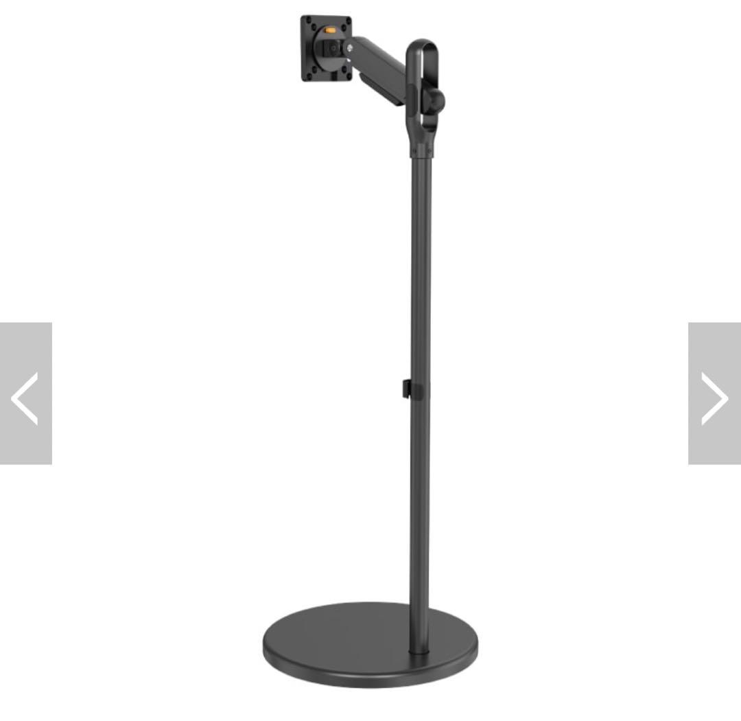 引取可【新品未開封品】床置きモニタースタンド キャスター付き ACMSRAHBK