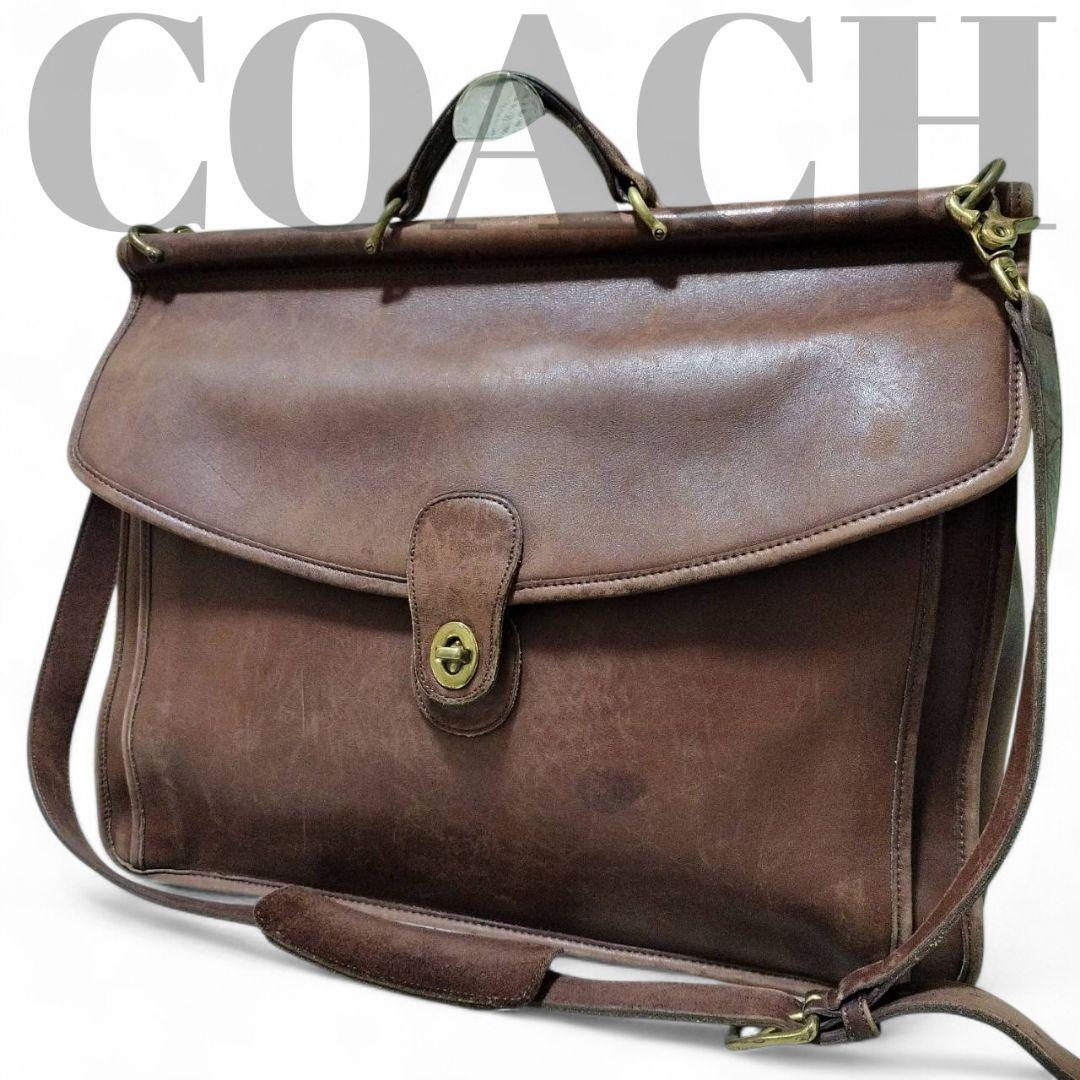 良品 COACH オールドコーチ ショルダーバック 2way クラブタンレザー