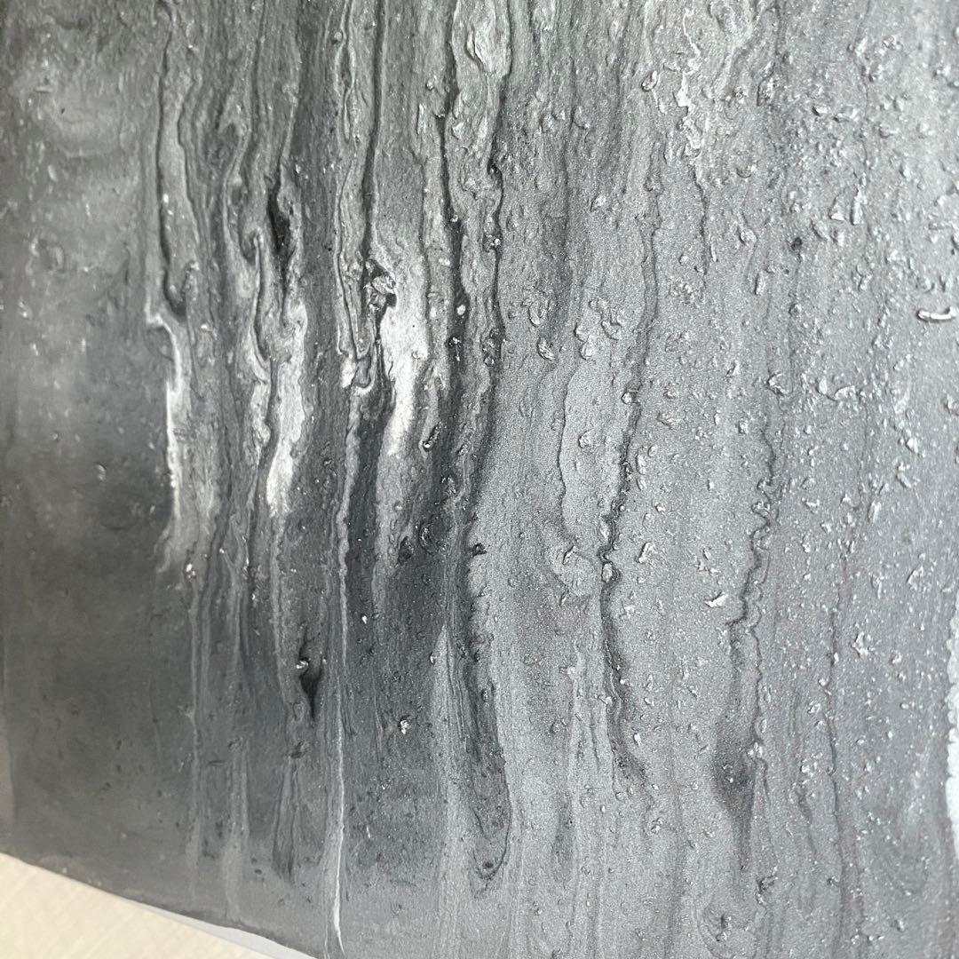 【フロイドアート ポーリングアート 絵】 インテリア 美術 アクリル グレー白黒