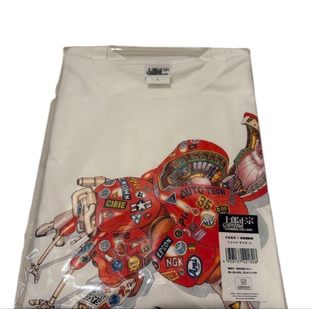Tシャツ 大友克洋 × 攻殻機動隊トリビュートイラスト L