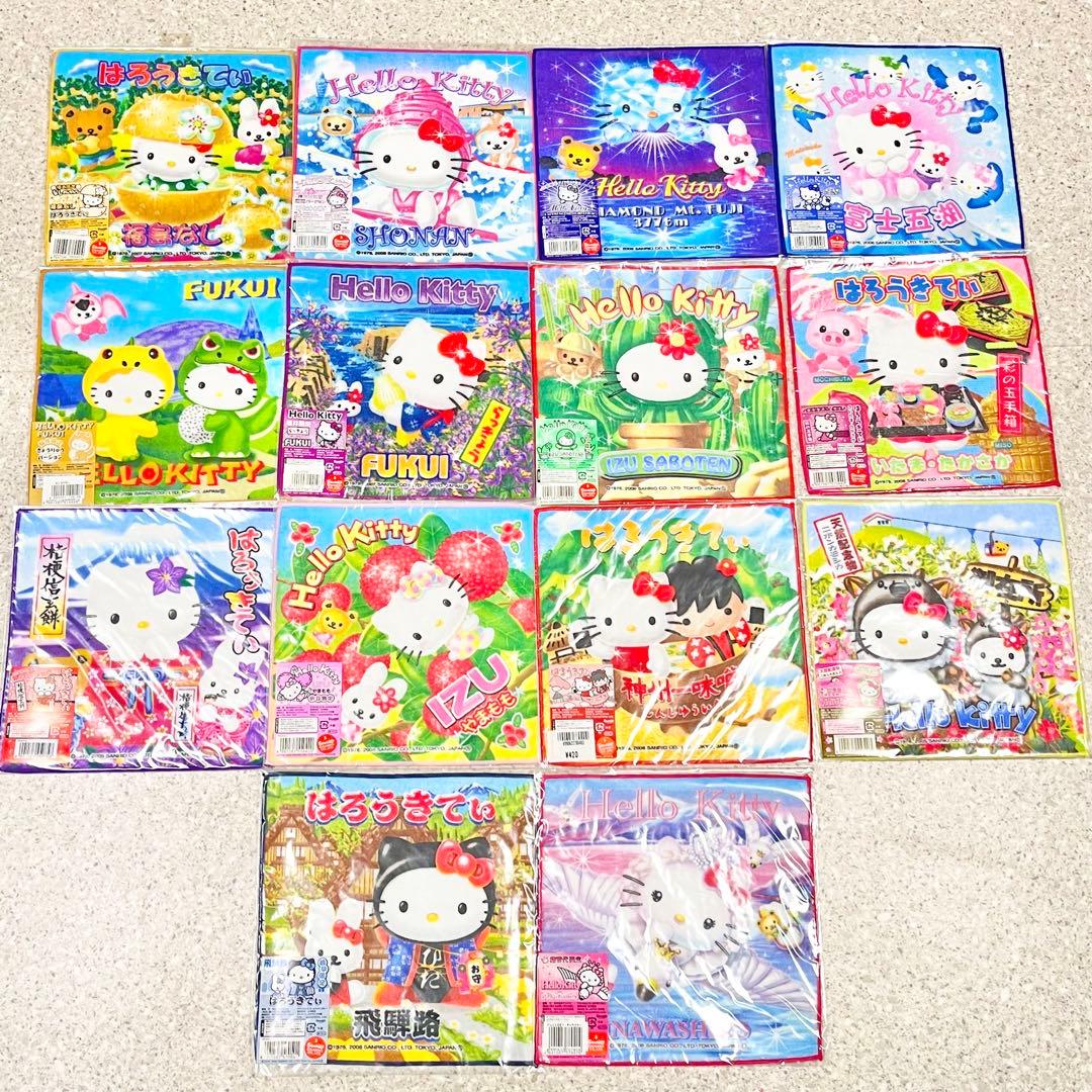 ハローキティ キティ　サンリオ ご当地 プチタオル Sanrio ハンドタオル