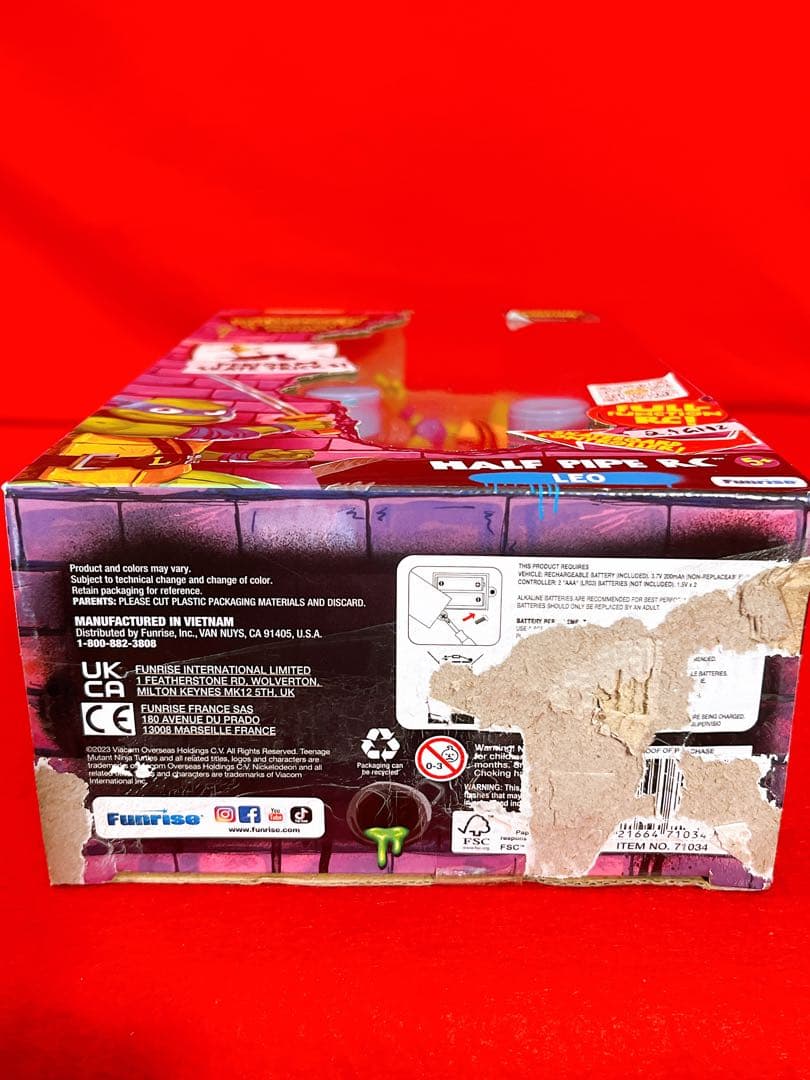 タートルズ ミュータントパニック レオナルド スケボー RC フィギュア