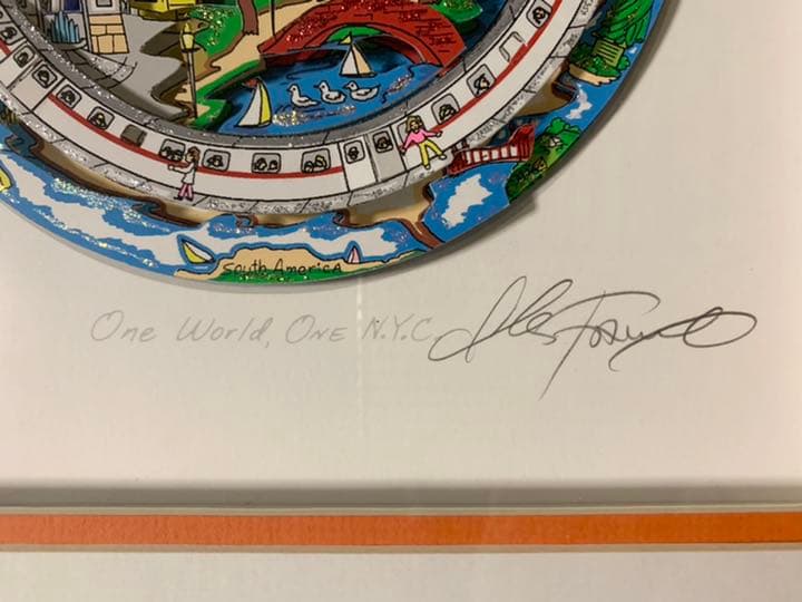 3Dアート巨匠 チャールズファジーノ ONE WORLD,ONE NYC