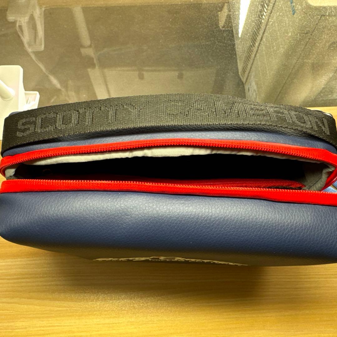 Scotty Cameron ラウンドポーチ/ネイビー