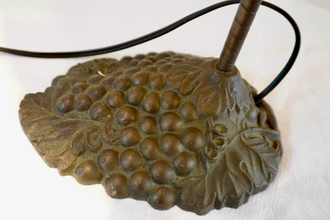 ヴィンテージ ステンドグラス テーブルランプ