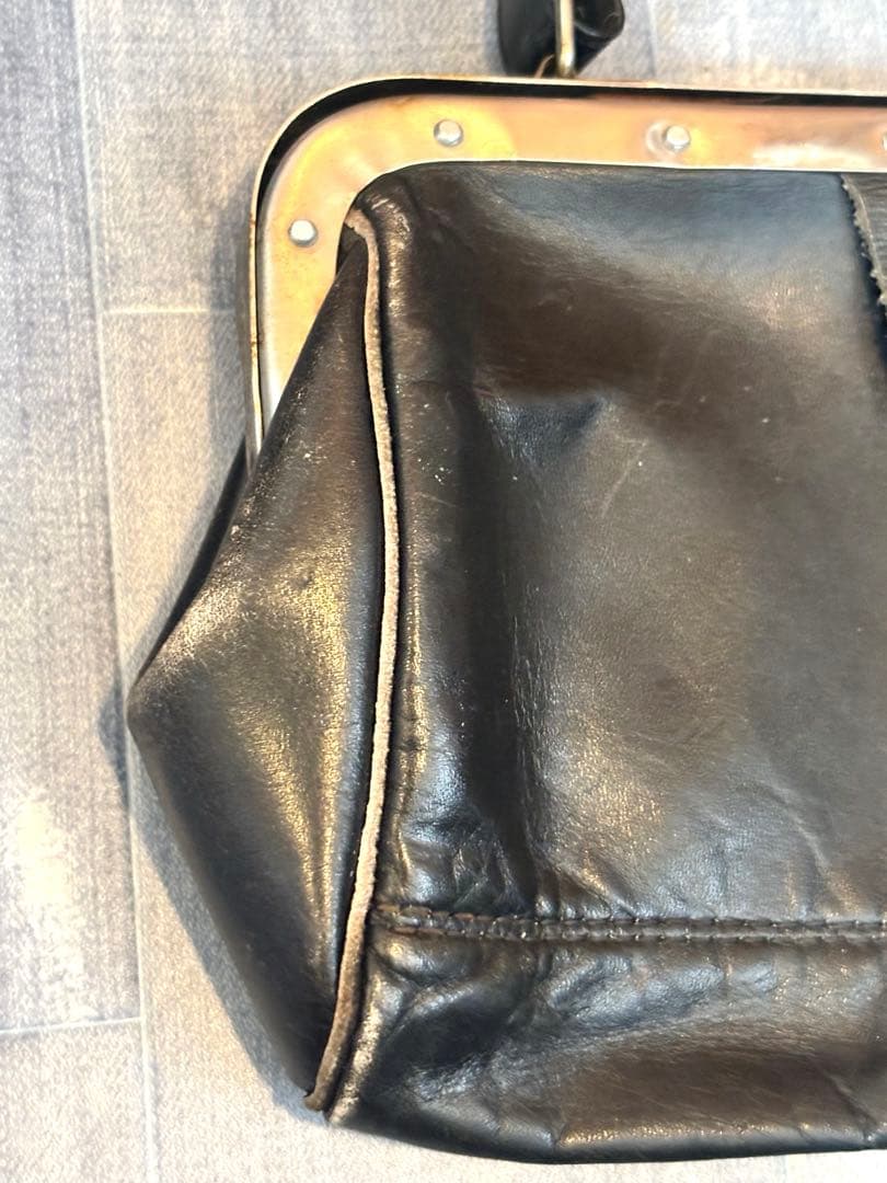 N2081 【希少】 車掌鞄　アンティーク 昭和レトロ