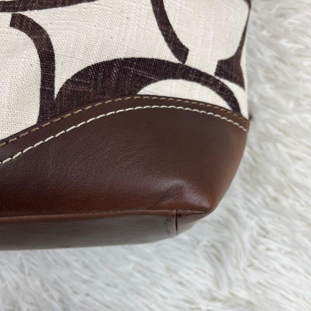 【希少】COACH キャンバス×レザー ワンショルダーバッグ レガシー