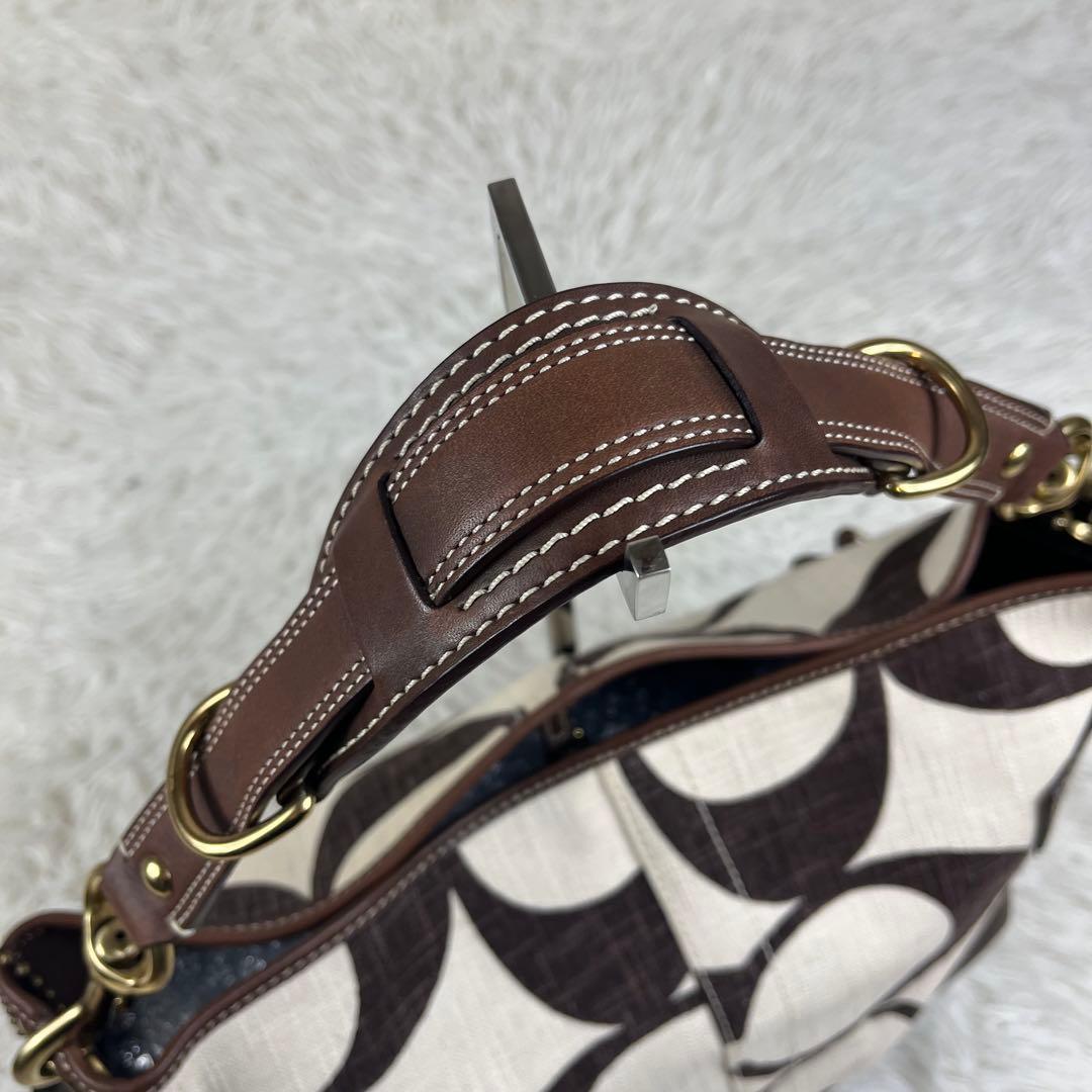 【希少】COACH キャンバス×レザー ワンショルダーバッグ レガシー