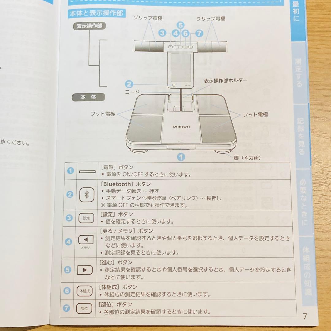 オムロン　体重体組成系　HBF-702T カラダスキャン
