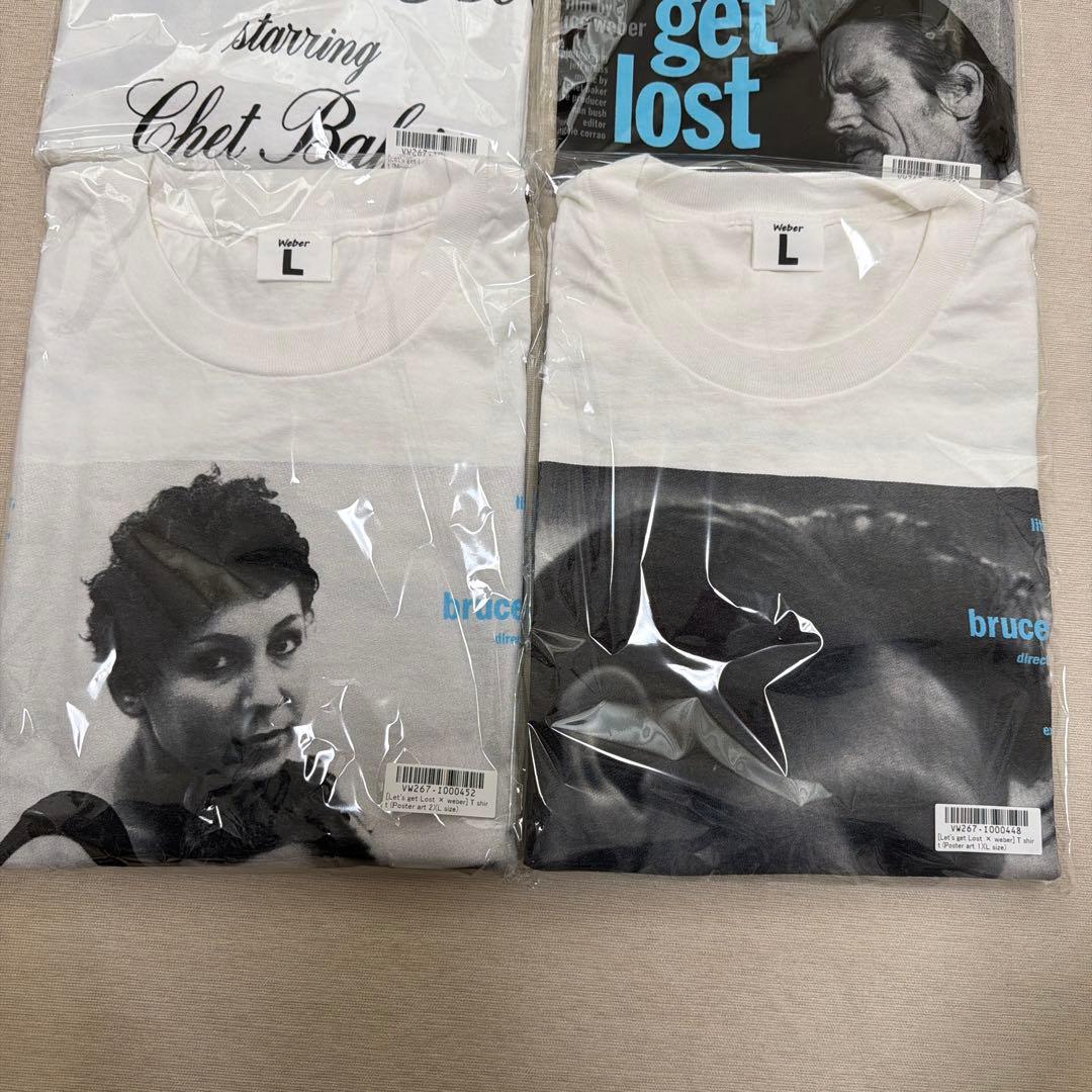 新品 ４枚セット Let's get Lost weber Tシャツ ムービー
