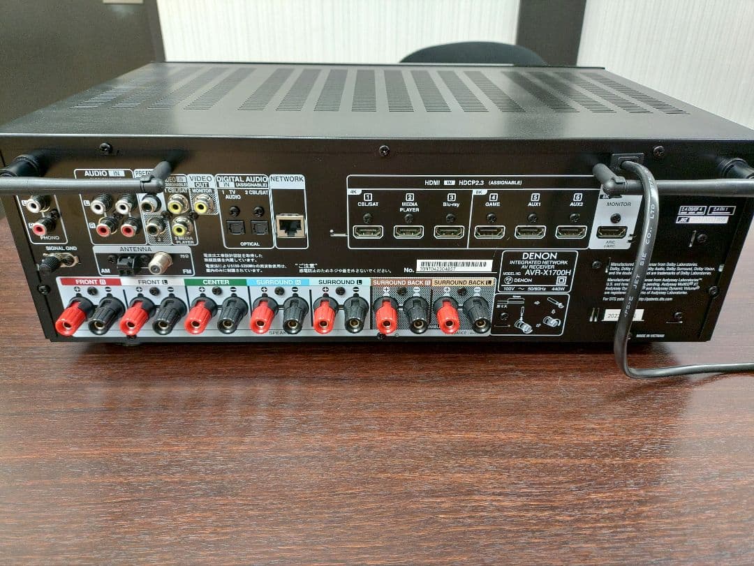 DENON AVR-X1700H AVアンプ
