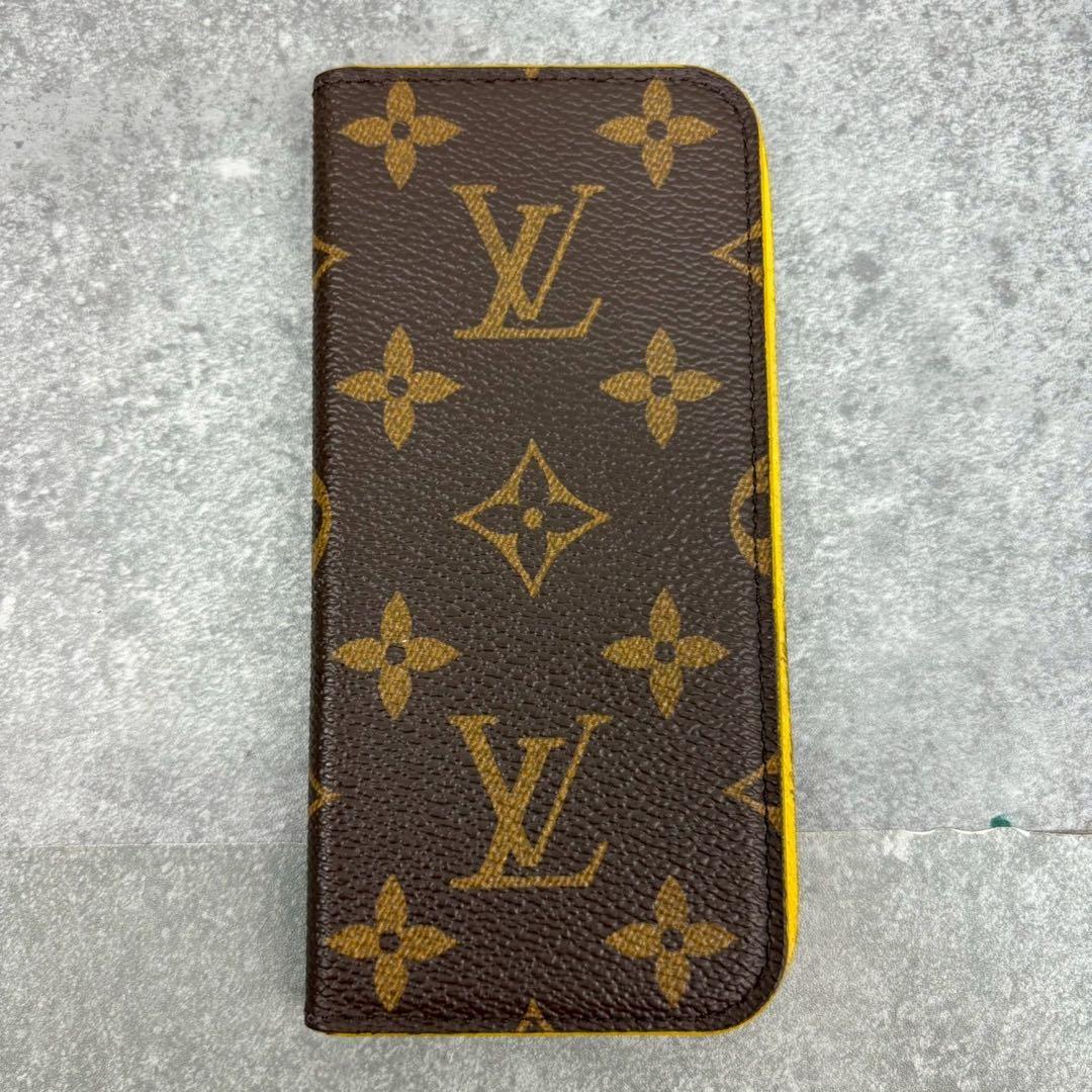 ルイヴィトン iPhone SE 7 8 フォリオ モノグラム 手帳型 ケース