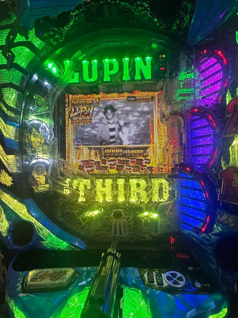 ぴ*様 ⭐️パチンコ台実機＊手打循環仕様☆Ｐルパン三世LASTGOLD L＊送料