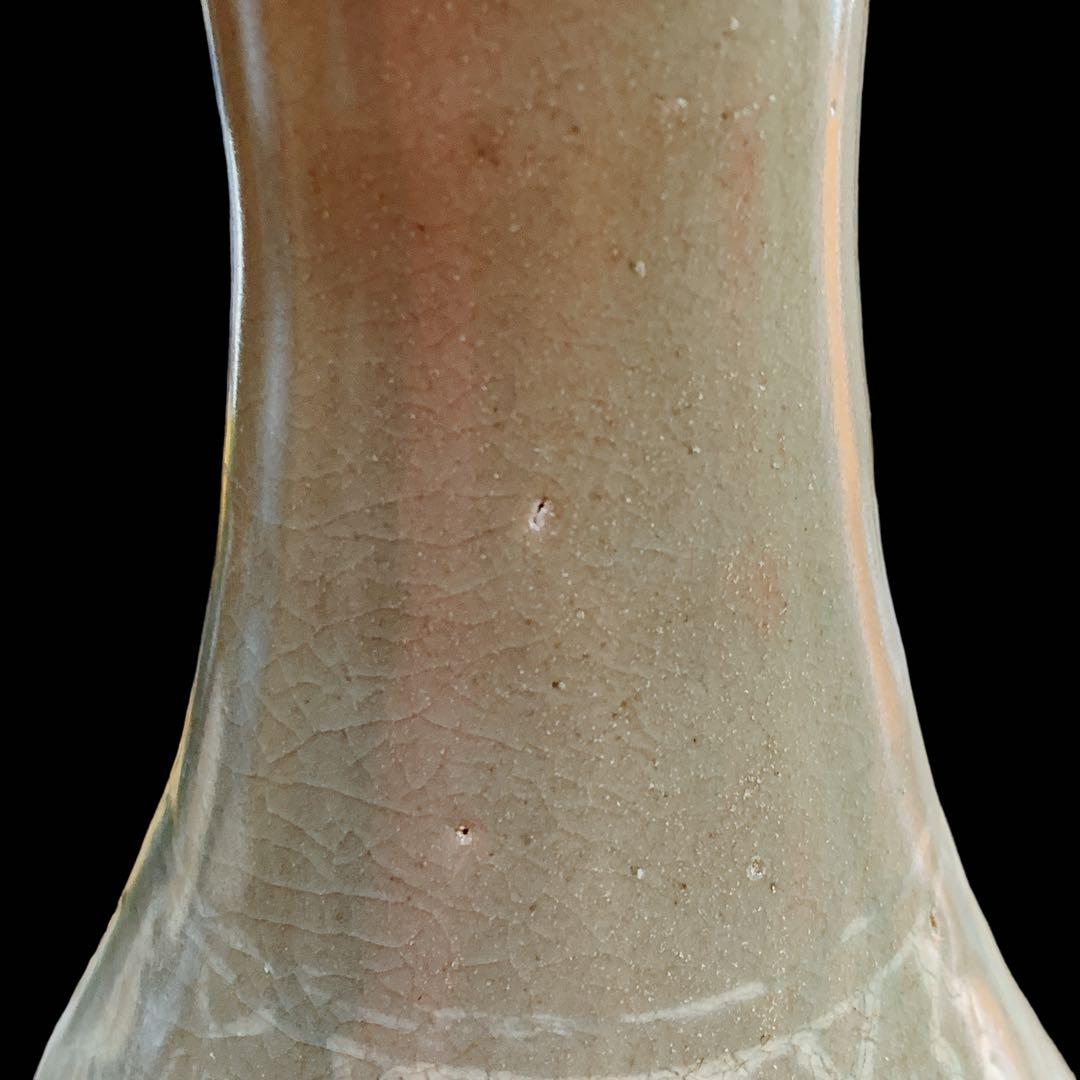 高麗時代　青磁花瓶　朝鮮 韓国 高麗　花器 骨董美術品 古美術 時代品 古玩