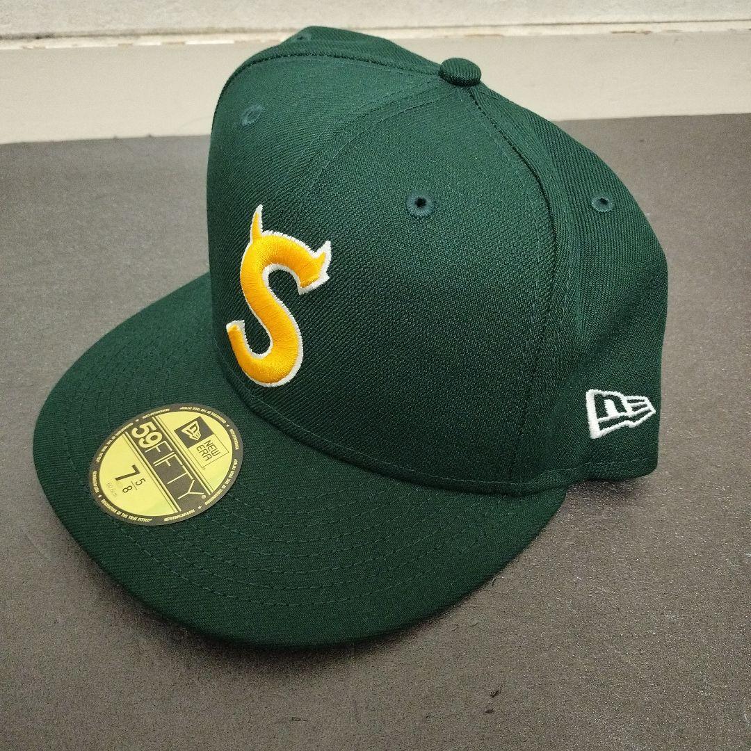 New Era 59FIFTY Supreme ダークグリーン キャップ