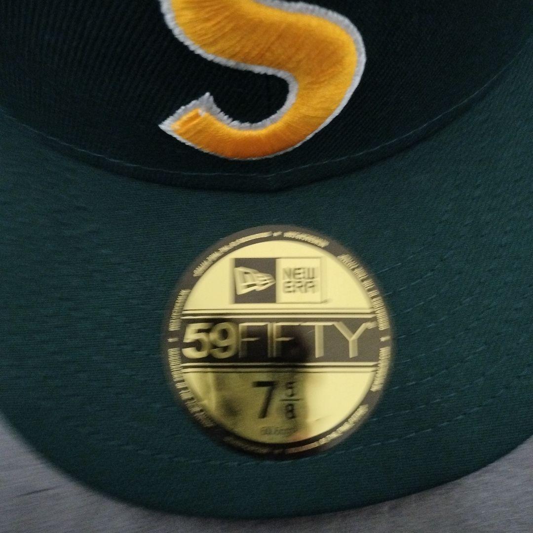 New Era 59FIFTY Supreme ダークグリーン キャップ