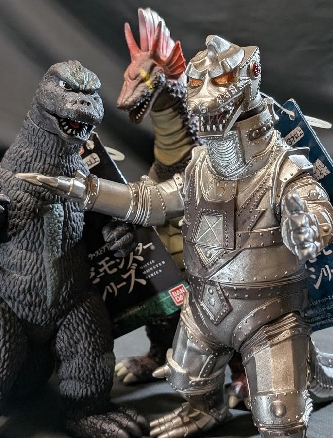 ゴジラ・メカゴジラ飛行形態 他（バンダイ）ムービーモンスター５体セット