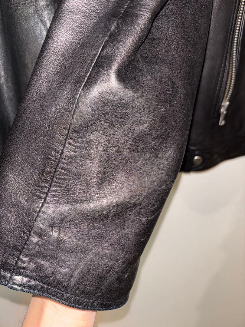 MAISON SPECIAL シープレザーシングルライダースジャケット サイズ2