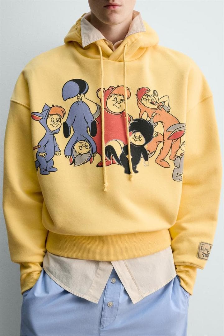 ピーターパン ロストボーイズ フード付きスウェットシャツ M