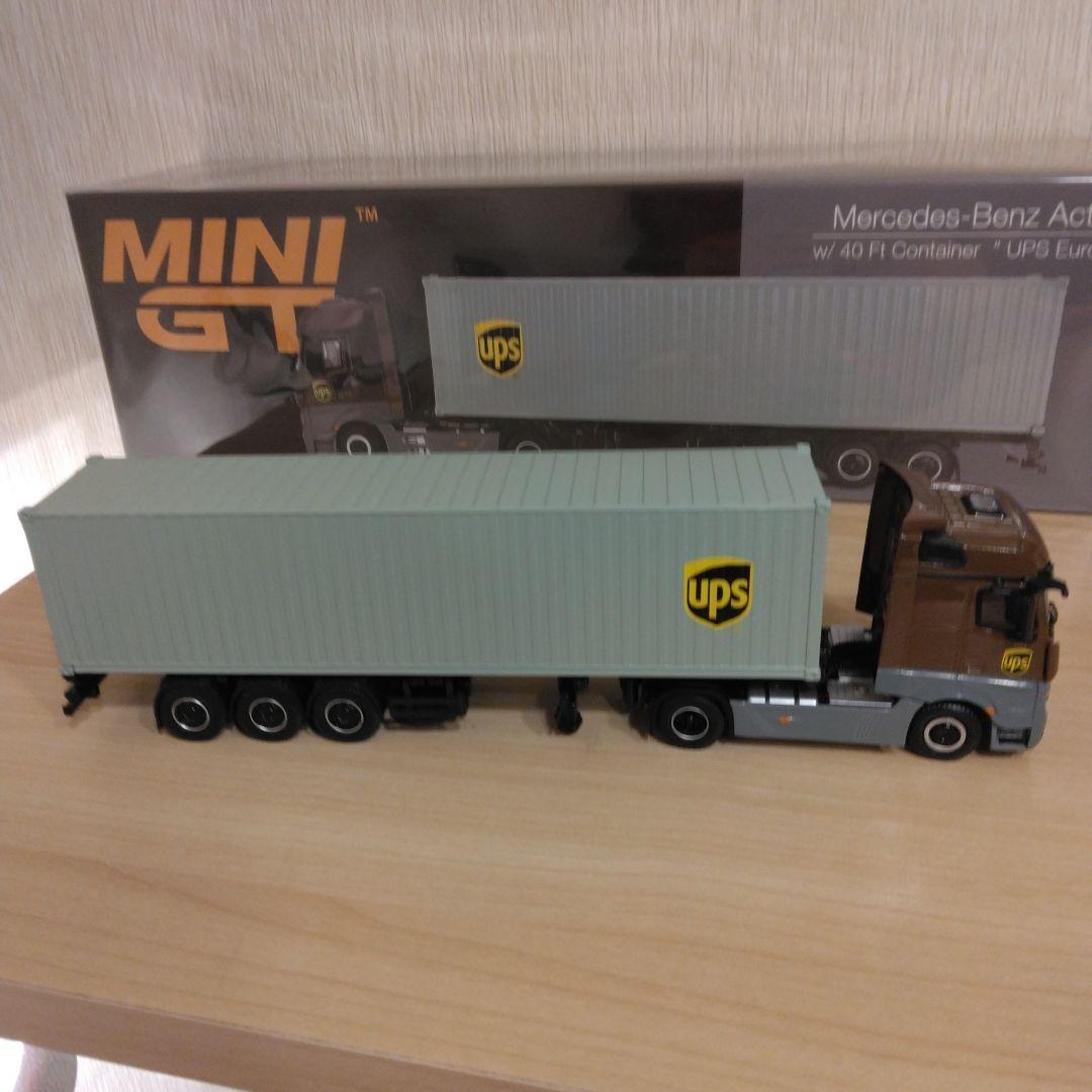 MINI GT Actros UPS　海上コンテナトレーラー1/64　最終値下げ