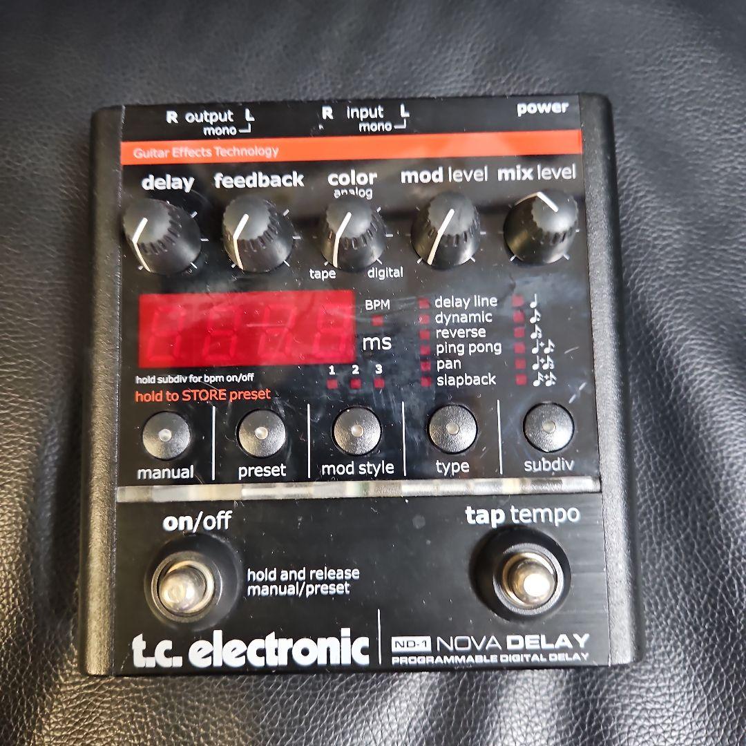 ギター t.c. electronic NOVA DELAY