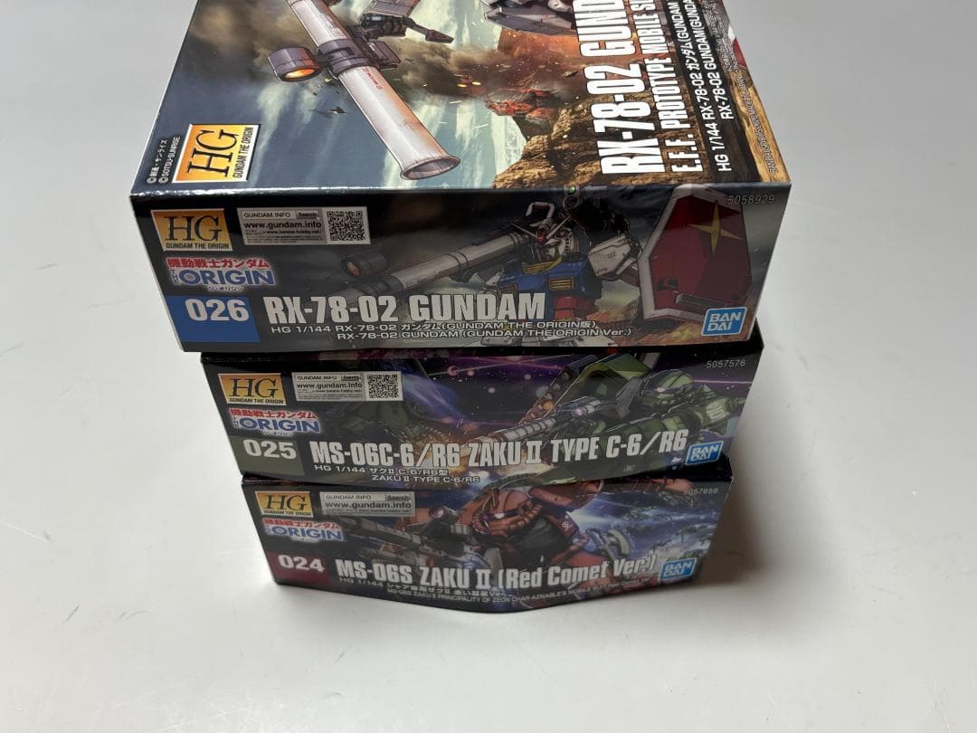 【オリジン5点】ドム試作実験機 ガンタンク初期型 ガンダム シャアザクⅡ ザクⅡ