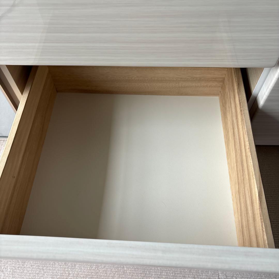 ニトリ ホワイト テレビ台 引き出し付き